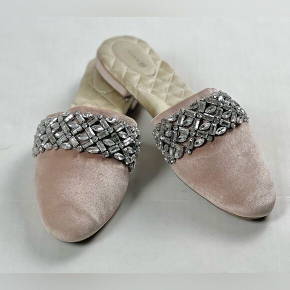 Birdies Bridal The Songbird Rose Velvet with Crystal Embellished - Picture 4 of 14